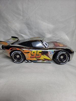 2011 Disney Pixar Cars D23 Expo Chrome 1:18 Die Cast Lightning McQueen LE 1/250