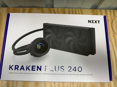 Kraken Plus 240   AIO CPU Liquid Cooler   240mm Radiator   2 x F120P Fans