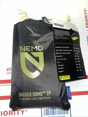 Nemo Dagger Osmo 2 Person Footprint Dimensions 50'' X 88'' - NWT