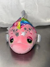 Basic Fun Cuteitos Partyitcs Rainbow  Stuffed Animal Plush Toy Used Condition