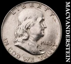 1948-D Silver Franklin Half Dollar - Scarce  High Grade  Lustrous  #i817