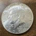1964 Kennedy Half Dollar 50C US Coin Silver 0.900 Fine Uncertified Ungraded