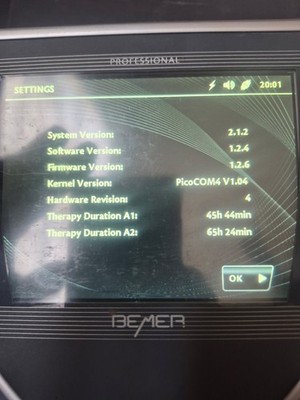 45 And 65 Hours Bemer Pro Pemf Machine Mat