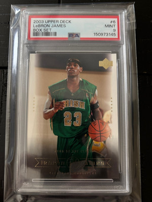 2003 Upper Deck Box Set LeBron James ROOKIE #6 PSA 9 MINT | eBay