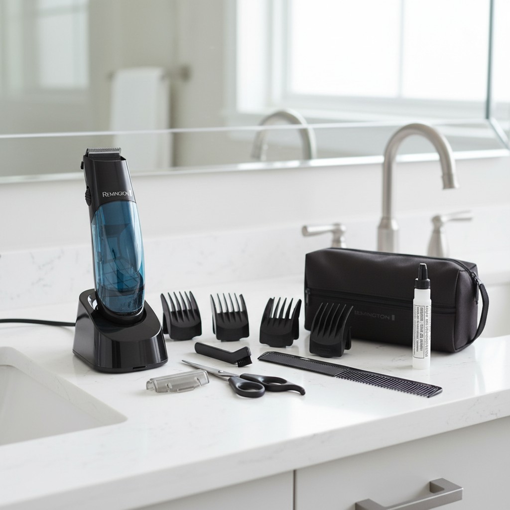 Remington Vacuum Haircut Kit, Vacuum Beard Trimmer, Hair Cli