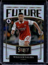 2022-23 Panini Select Premier League William Saliba Future RC Rookie #10 Arsenal