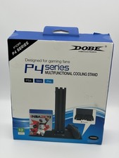 Playstation 4/PS4 Slim/PS4 Pro Vertical Stand Cooling Fan Controller Charger NEW