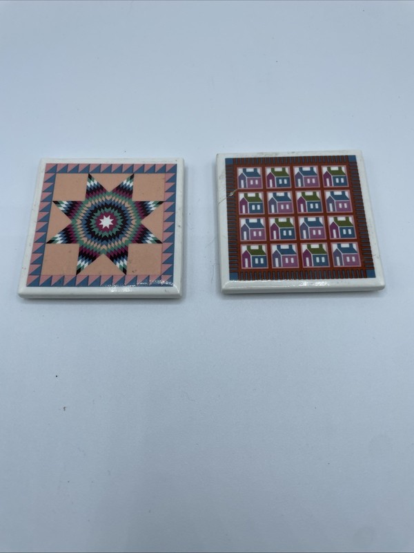Vintage Set Of Avon Refrigerator Magnets One That Has Repair
