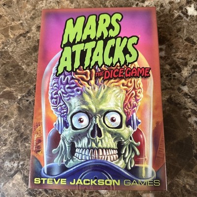 Mars Attacks The Dice Game 1st Edition, 1st Printing, Steve Jackson -NEW OPENBOX