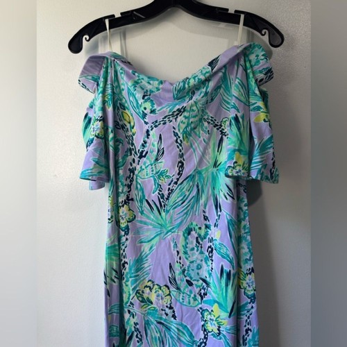 Lilly Pulitzer Fawsett Off-Shoulder Mini Shift Dress - Picture 6 of 16
