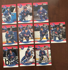 1990  Pro Set Hockey    Quebec Nordiques   Lot of  10 cards...  No duplicates