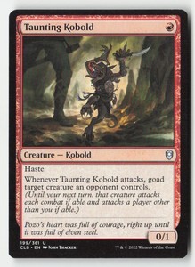 Taunting Kobold #199 Commander Legends: Battle for Baldur's Gate