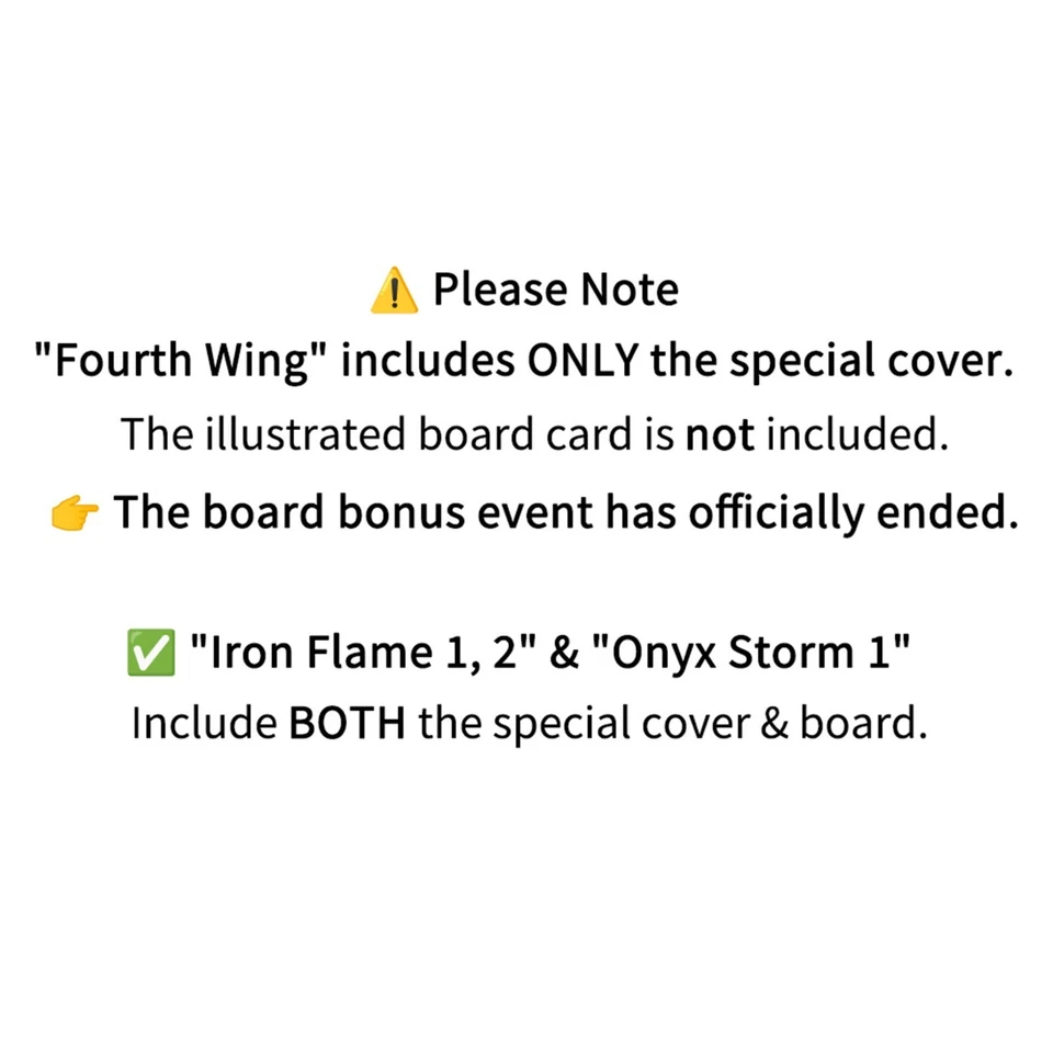 Onyx Storm & Empyrean (Koreanisch) - Fourth Wing, Iron Flame Art Dust... - Bild 2 von 4
