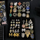 157 Pc Higher End Vintage Estate Costume Jewelry Lot Rhinestones & More Lot 862 — photo 6