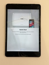 Apple iPad Tablet Silver Black iOS Apple iPad Series Cracked Screen