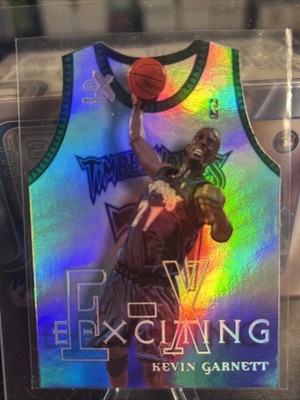 Kevin Garnett 1999-00 Skybox E-X E-xciting Die Cut #4 Minnesota Timberwolves