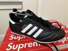 Adidas Copa Mundial Leather Black White Soccer Cleat 015110 Rare Men's Size 9.5