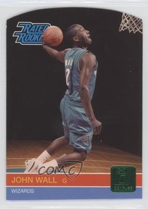 2010-11 Donruss Rated Rookie Emerald Die-Cut John Wall #228 Rookie RC