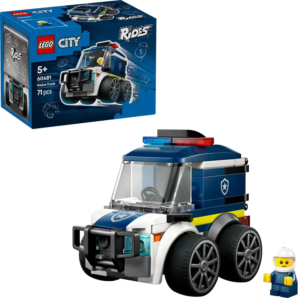 Lego City 60481 Coole Flitzer – Polizei-Truck - Bild 3