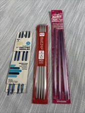 New knitting needles  three pack 4mm, 5mm, 2 1/4 mm