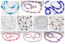 Jewelry 3 Piece Set Necklace Bracelet & Earrings  Choice of Many Great gift idea