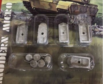 GHQ W38 1/285 Micro Armour SO-120 W39BMD-2 Airbone 6mm Warsaw Pact Pewter Kit