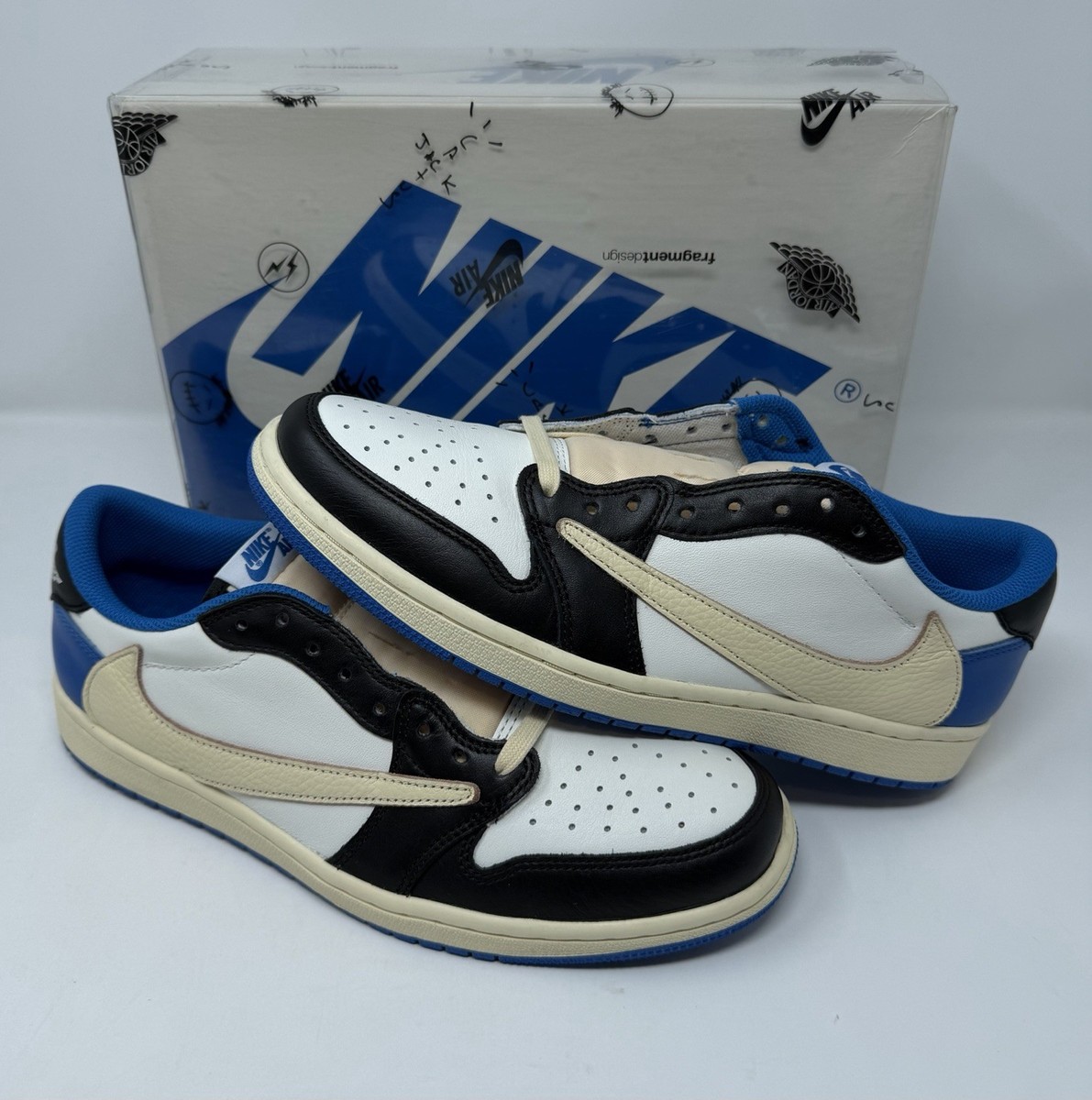 Travis Scott × FRAGMENT × Air Jordan 1 Jordan 1 Retro Low OG SP Fragment x Travis Scott DM7866-140 Size