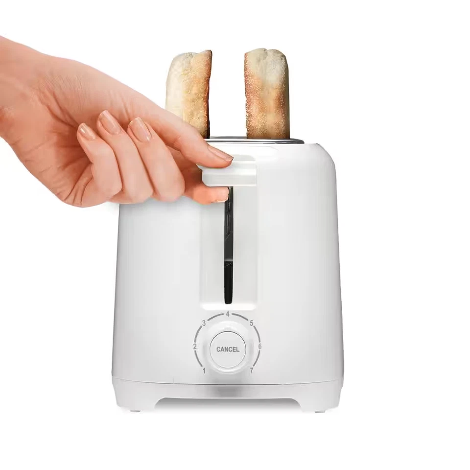 Tostadora Proctor Silex 2 Rebanadas Ranura Ancha 700W Pan Blanco Bagel Tostadas Cocina Foto 3 de 4