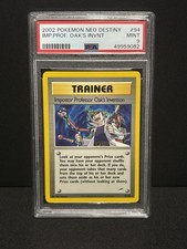Neo Destiny Impostor Professor Oak's Invention 94/105 Rare Trainer EN PSA 9 on eBay