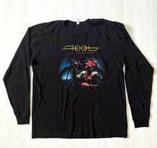 TOOL In Concert Long Sleeve Black Graphic T-Shirt Maynard Mohawk Band Tee XL