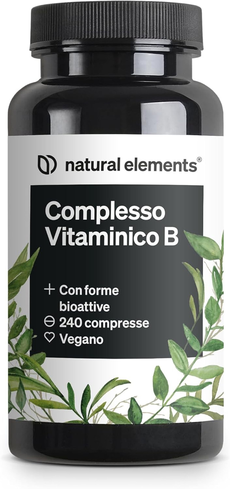 Vitamina B Complesso 240 Unità - Scorta 8 Mesi per Tutta la Famiglia
