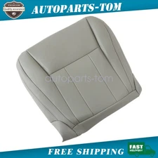 Replacement For 96-02 Toyota 4Runner Passenger Bottom Leather Seat Cover Gray