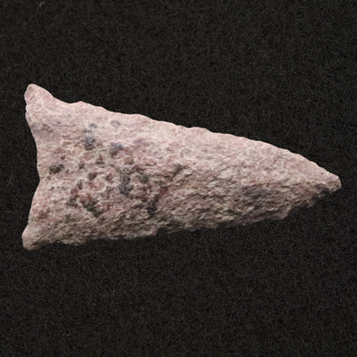 Ancient Native American Pink Projectile Point 1.7'' Prehistoric Artifact Maine