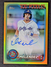 2024 Topps Pro Debut Gold Foil Auto Ivan Melendez #15/50 (PD-22)