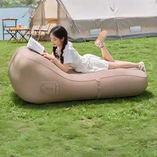 Tumbona inflable sofá de aire sofá cama tumbona perezosa silla acogedora para dormir