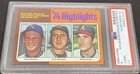1975 Topps 74 Highlights Nolan Ryan Angels S. Busby D. Bosman #7 PSA 9 Mint