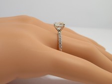 Solitär Ring - 18K Weißgold - 2,02ct LG Diamant E/VVS1 - IGI Zertifikat - Neu