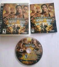 WWE Legends of WrestleMania PlayStation 3 Video Game PS3 CIB Complete