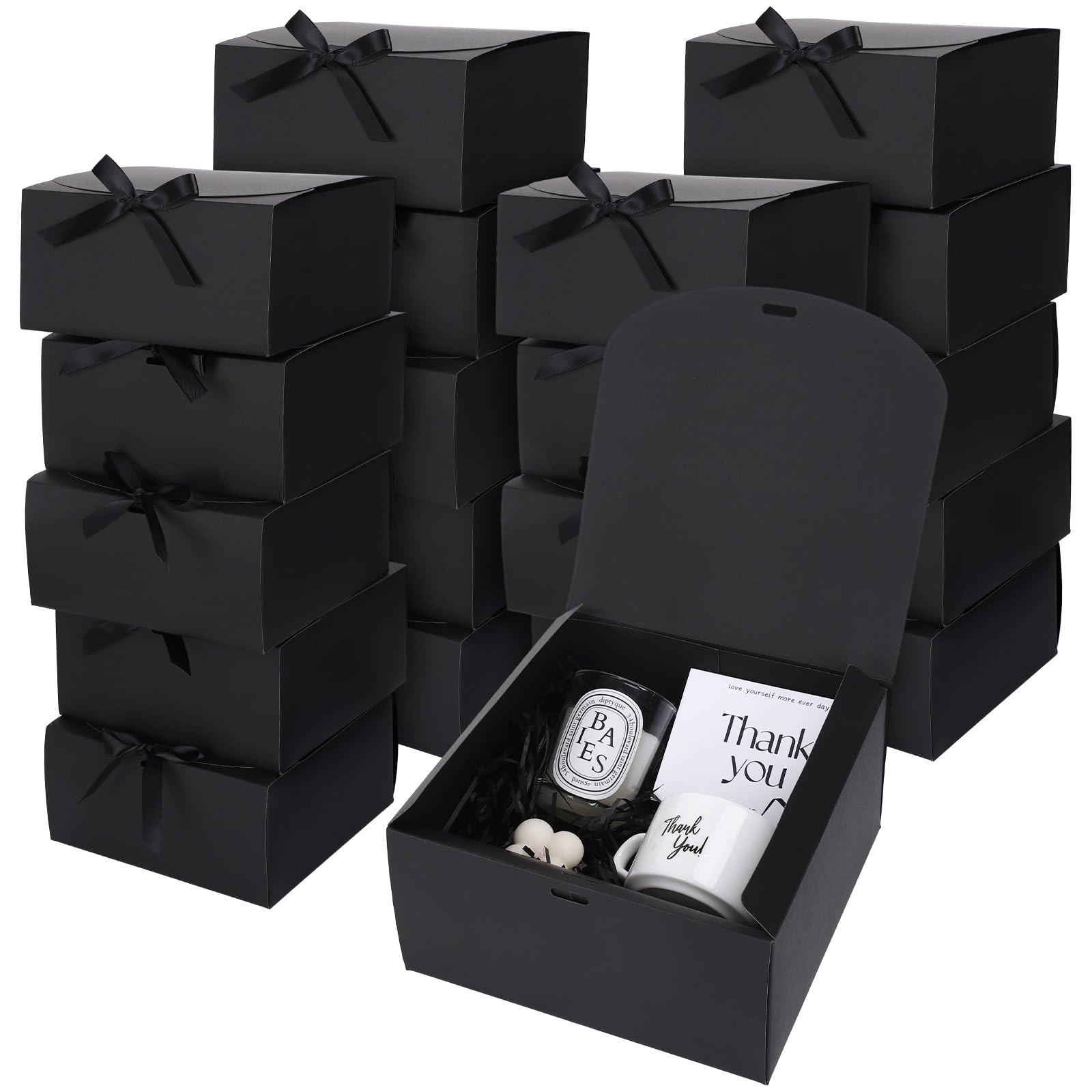 Es With Lids Ribbons 8 X 8 X 4 Inch Bridesmaid Proposal B...