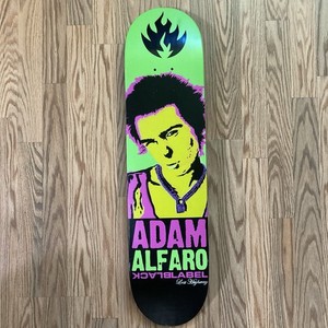 Black Label 2010 Adam Alfaro Lost Highway Skateboard Deck Sid Vicious