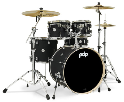 DW  PDP Concept Maple CM5 Shell Set Satin Black