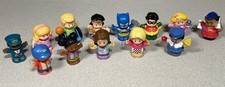 Mattel Little People Fisher-Price Lot Of 13 Including DC Comics Super Heroes Lot