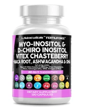 Clean Nutraceuticals Myo-Inositol & D-Chiro Inositol 2050mg Fertility Supplement