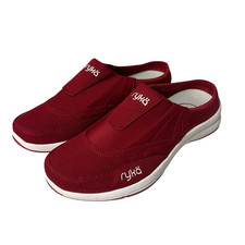 Ryka Ortholite Red Slip On Sneakers Mules Size 9