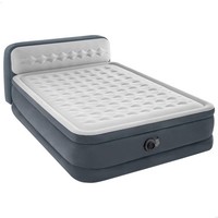 Intex Luftmatratze Queen Dura-Beam Erwachsene Mit Pumpe Grau 152X236X86Cm 64448