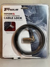Targus DEFCON CL Notebook Combination Cable Lock - PA410U - NEW