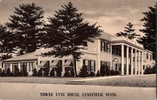 Vintage Towne Lyne House Lynnfield MA Postcard Tichnor Bros