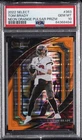 2022 PANINI SELECT NEON ORANGE PULSAR PRIZM #363 TOM BRADY 1/7 PSA 10