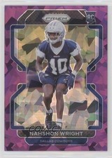 2021 Panini Prizm Rookie Purple Ice Prizm 151/225 Nahshon Wright #438 00am