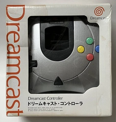 Rare DC Controller Silver Metallic Limited Edition Boxed Dreamcast Controller
